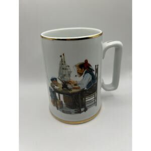 ~*Vintage *~ Norman Rockwell's Seafarer's Collection "For a Good Boy" 1984 Mug